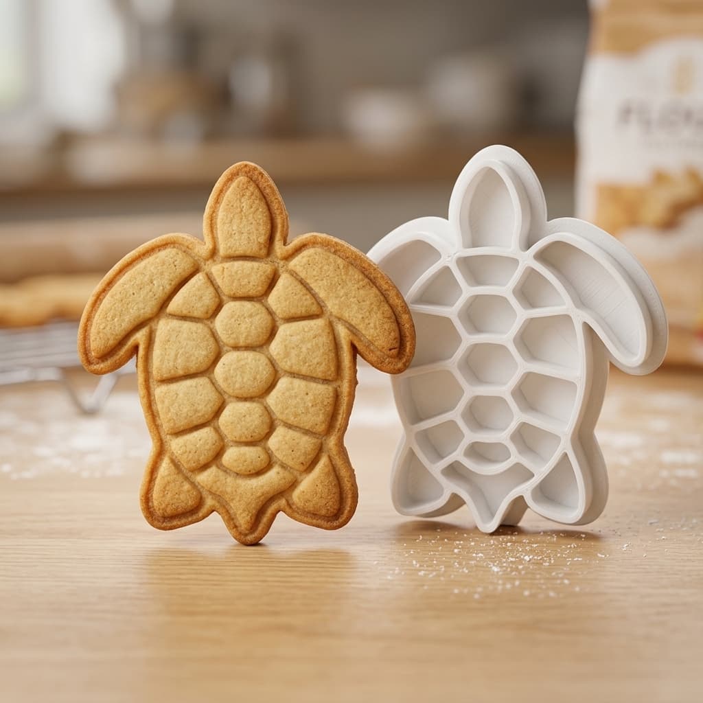 Cortador Biscoito Tartaruga Confeitaria Fondant Pasta Americana Alta Precisão