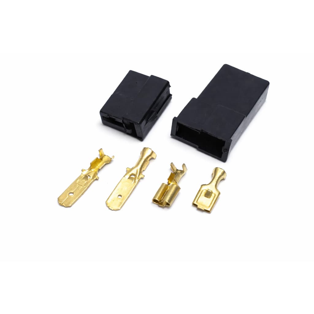Conector Plug Ligação Encaixe Som 2 Vias - Completo!!