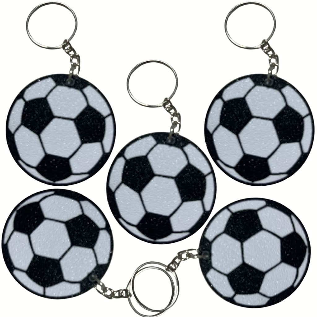 Kit lembrancinha aniversario meninos 5 chaveiros bola futebol