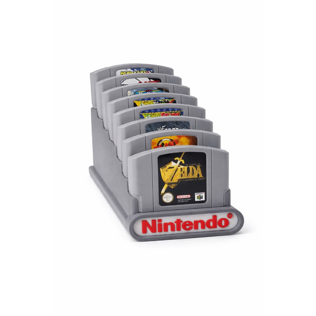 Suporte para Cartuchos Nintendo 64 (N64) – Organizador Porta Jogos Retrô – Base Personalizada Nintendo