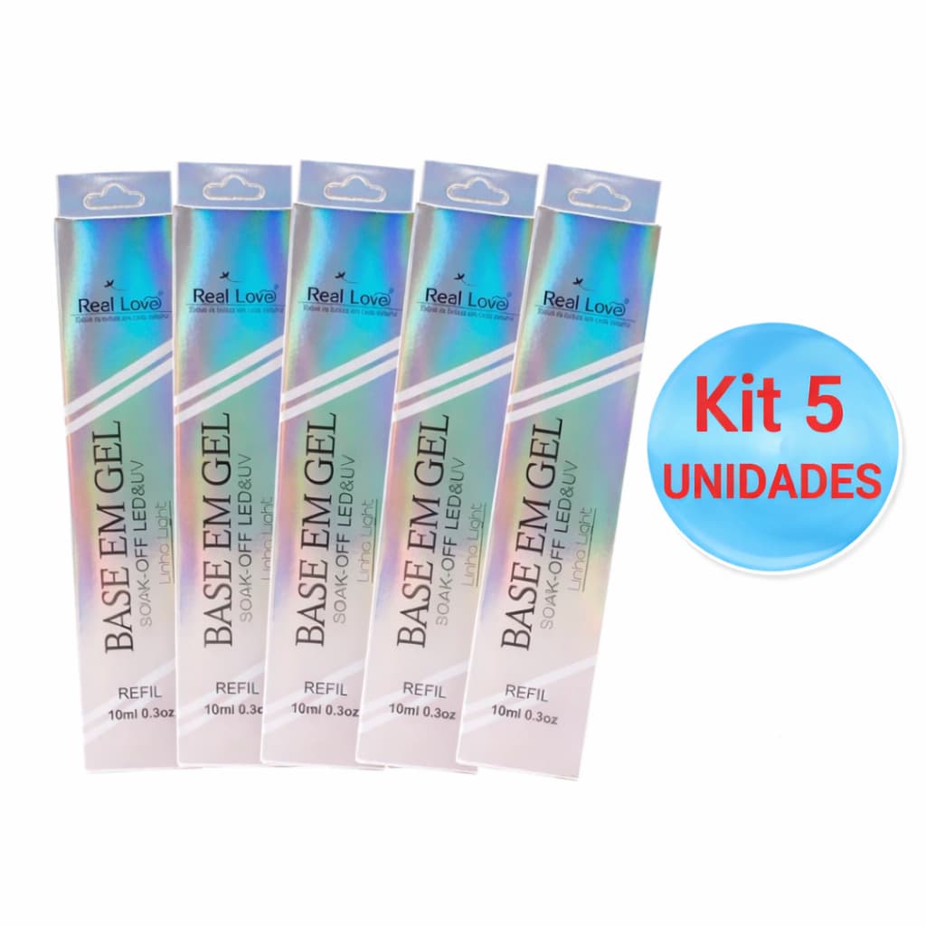 Kit Refil Base em Gel 10 ML - Real Love