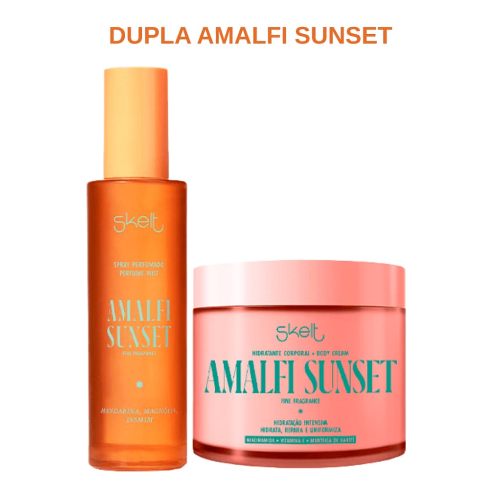 Kit Skelt Amalfi Sunset Hidratante e Perfume Mist