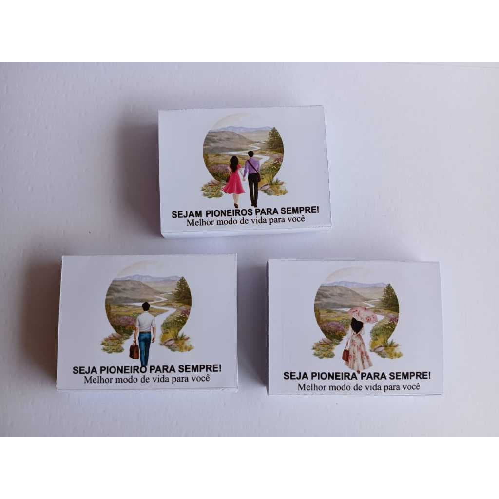 Chiclete Personalizado Sejam Pioneiros para sempre - KIT 10 a 30 Unidades