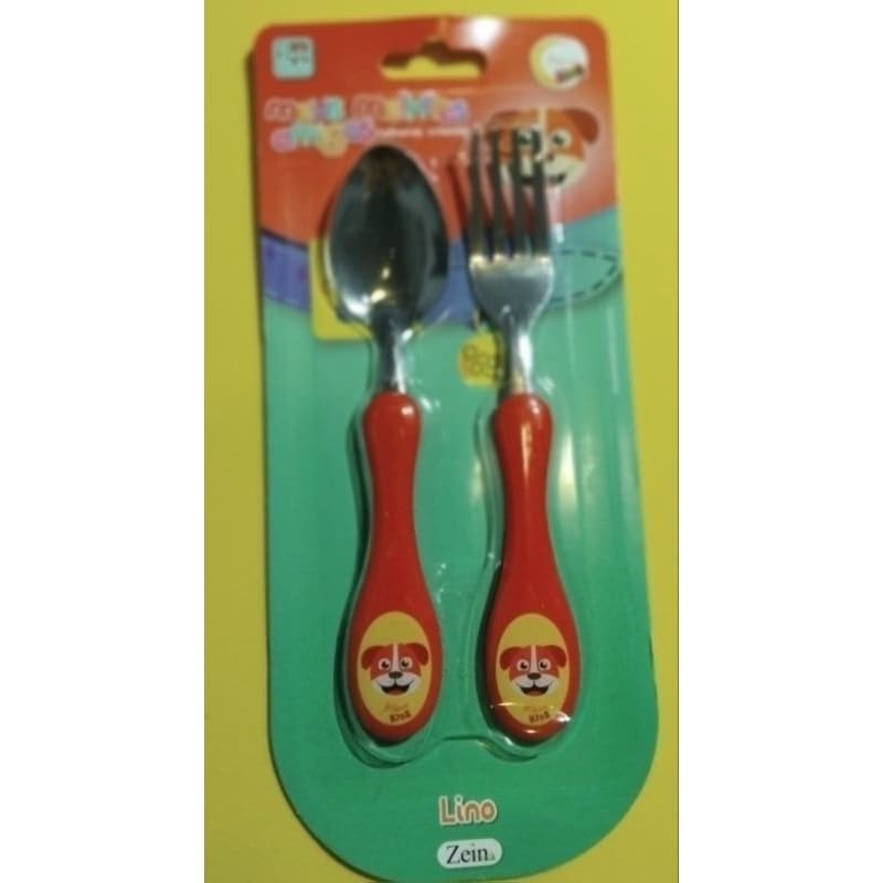 kit talher inox infantil cachorro