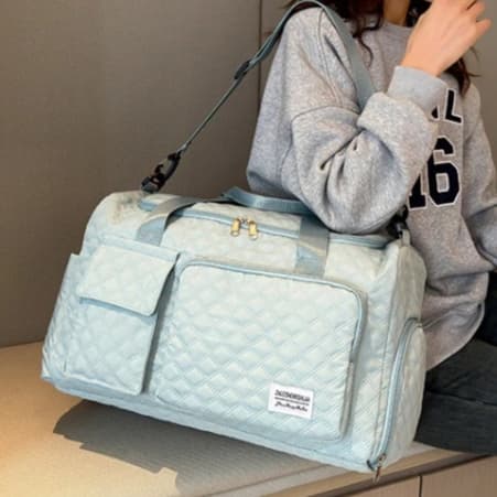Bolsa de Mão e Ombro Compacta para Academia e Passeio Curto Multiuso Transversal para Viagem, Academia e Para Sapatos