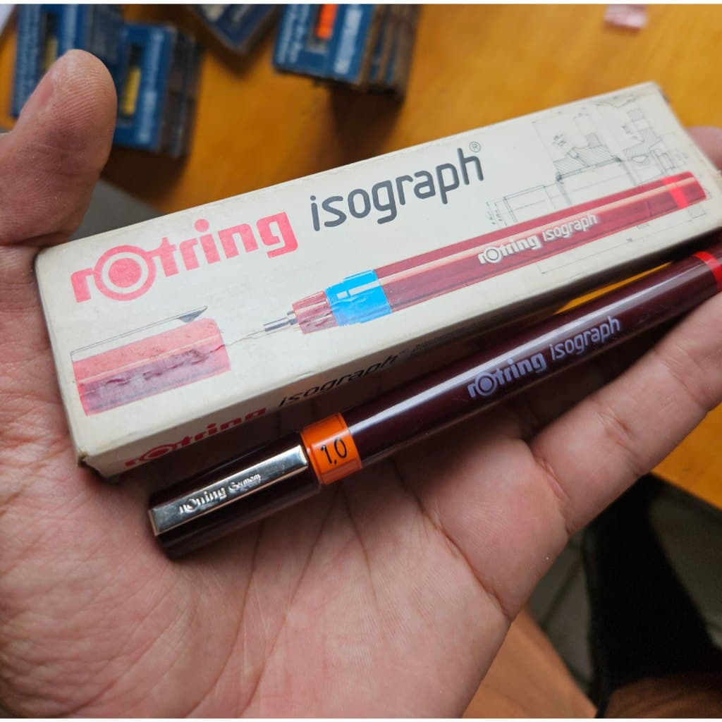 Caneta Técnica Nanquim Rotring Isograph - Alemã (Nova/Caixa)