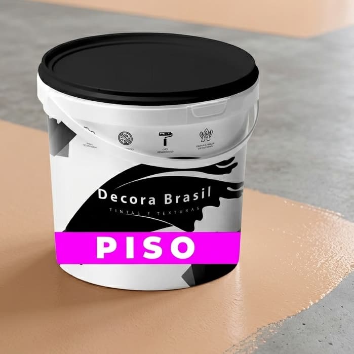 Tinta para pisos e chão de concreto revestimento Premium Interna e Externa Decora Brasil