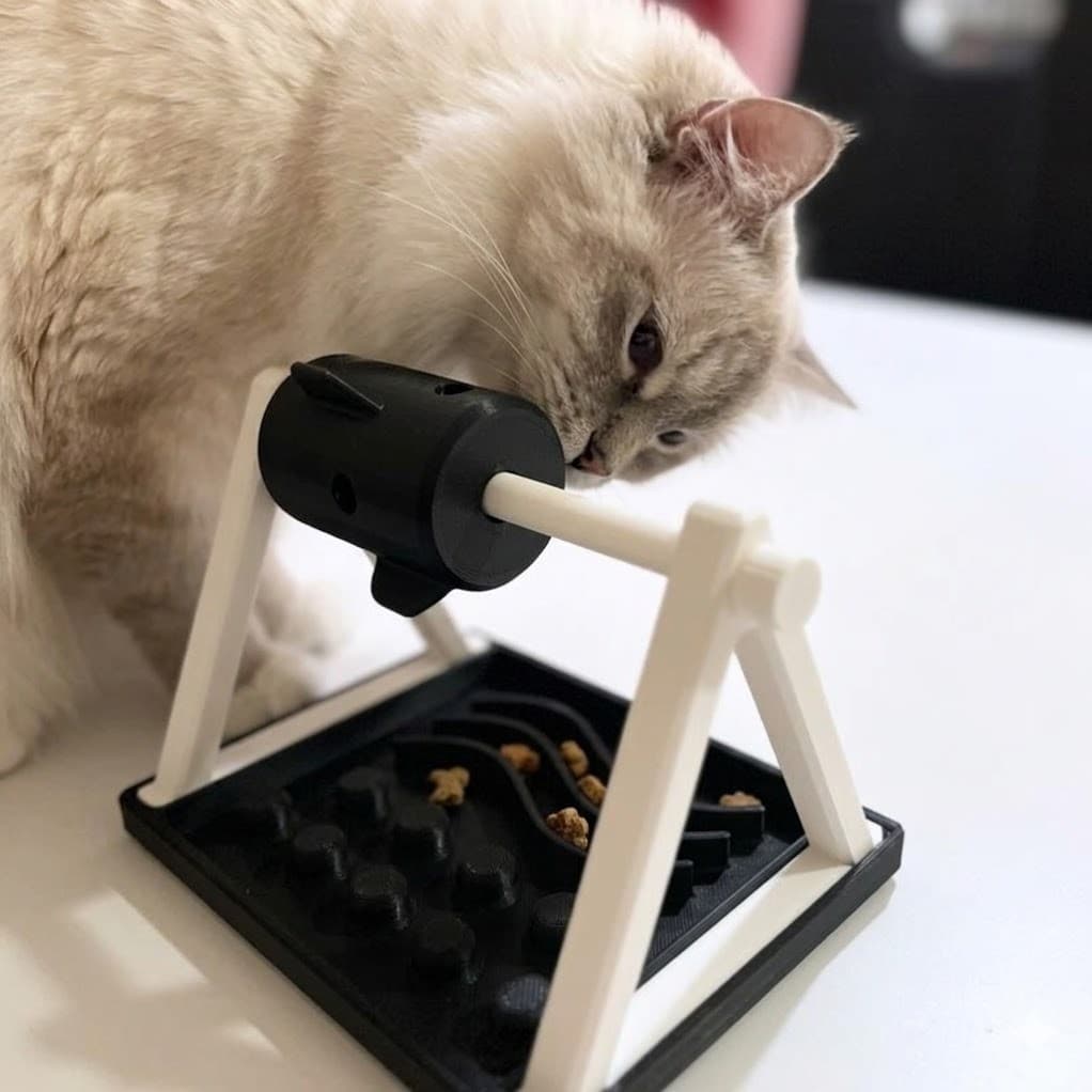 Dispenser de petiscos para gatos