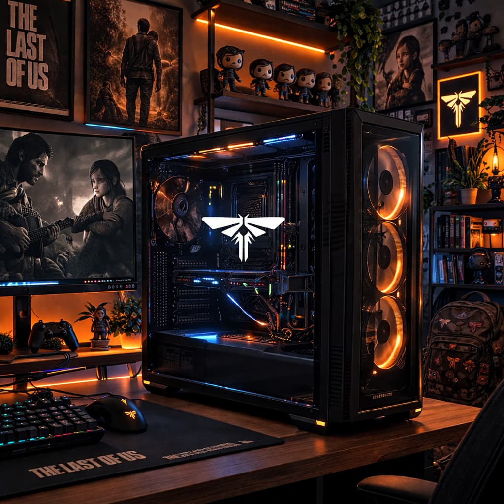 Adesivo Last Of US Game Station PC Tuning