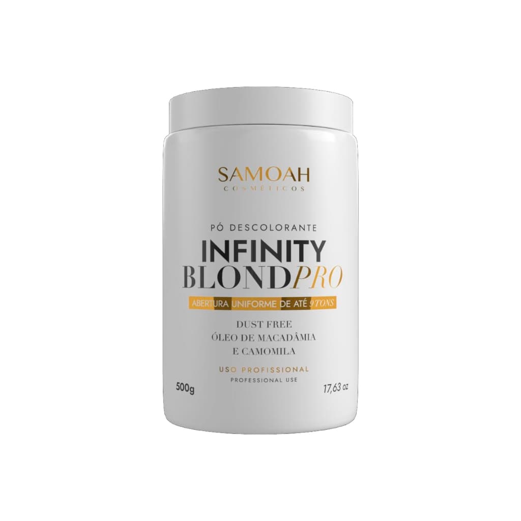 Pó Descolorante Infinity Blond Pró 500g Premium para Mechas e Luzes