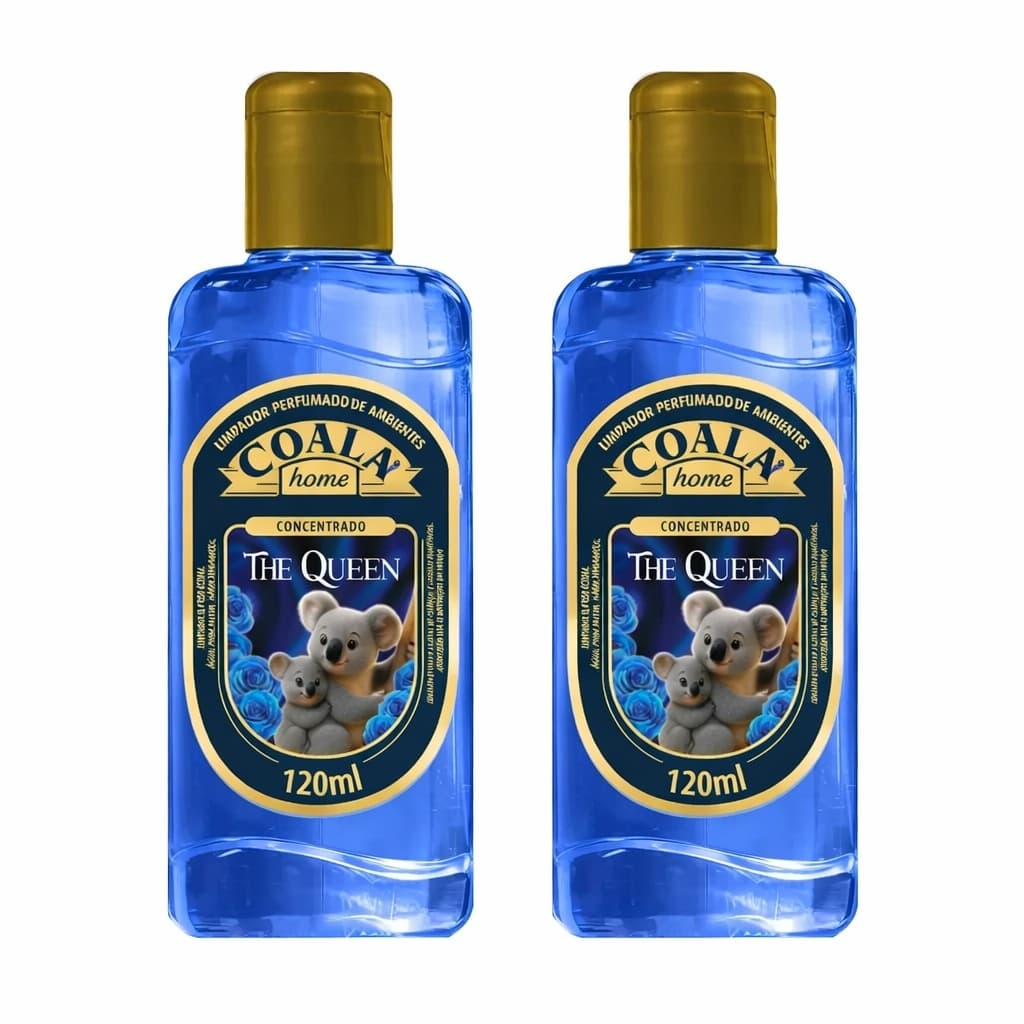 Produto de Limpeza Coala Limpador Perfumado de Ambientes The Queen 120ML Aromatizante Concentrado