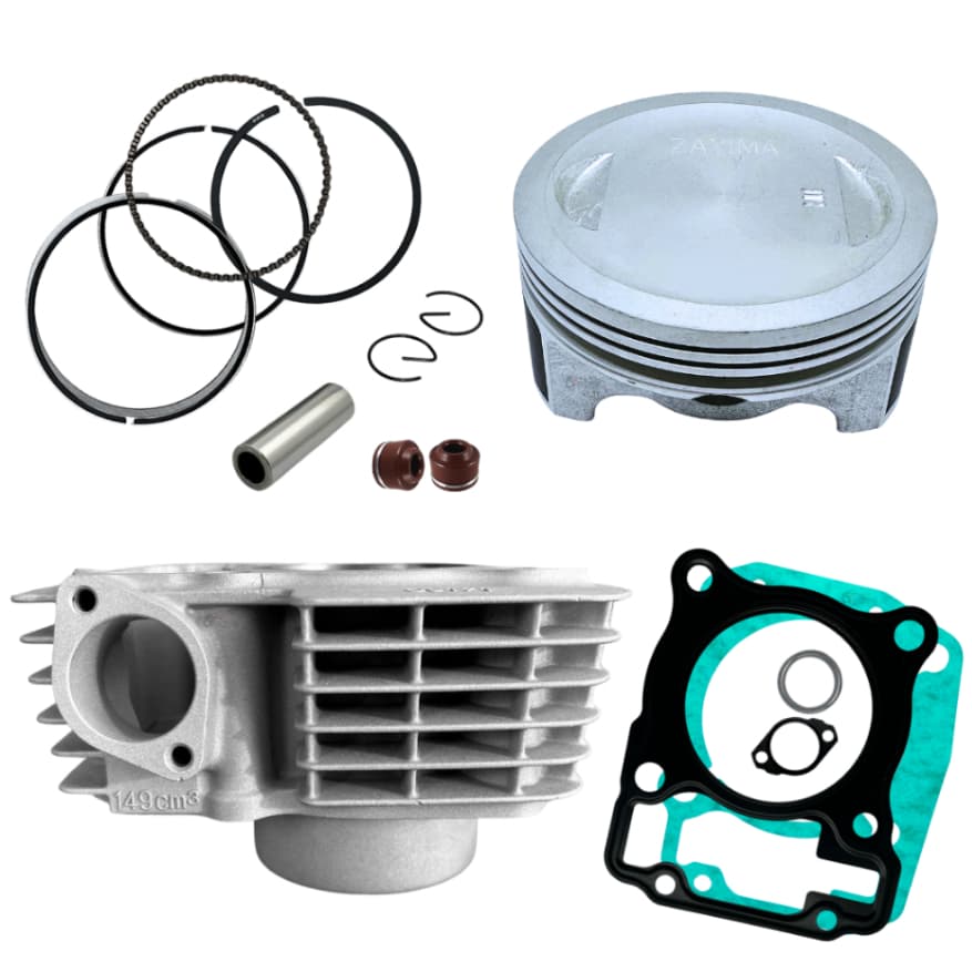 Kit 190cc P Titan Fan 150 medida 64.5mm Taxa Para Gasolina Zayima