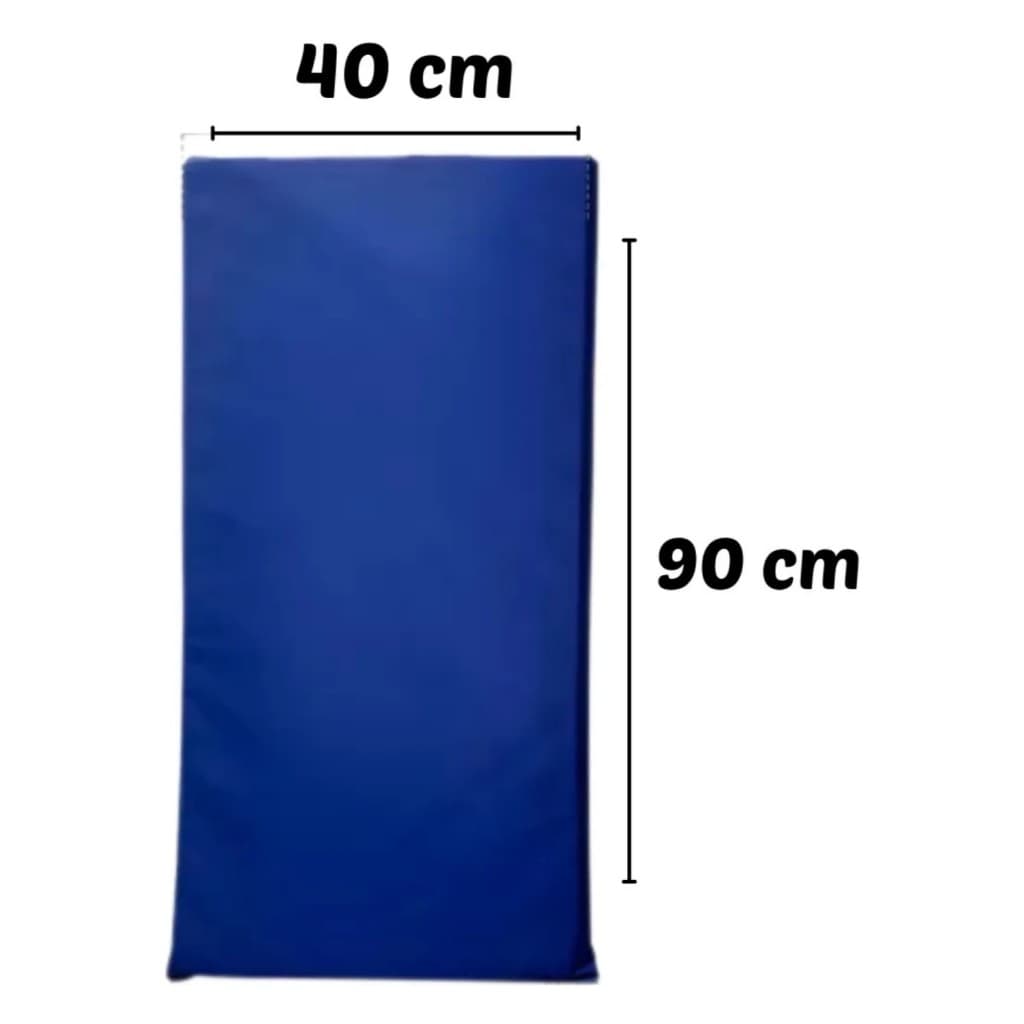 Kit 10 colchonetes academia pilates ioga recreação treino fitness abdominal ginastica  90x40x03