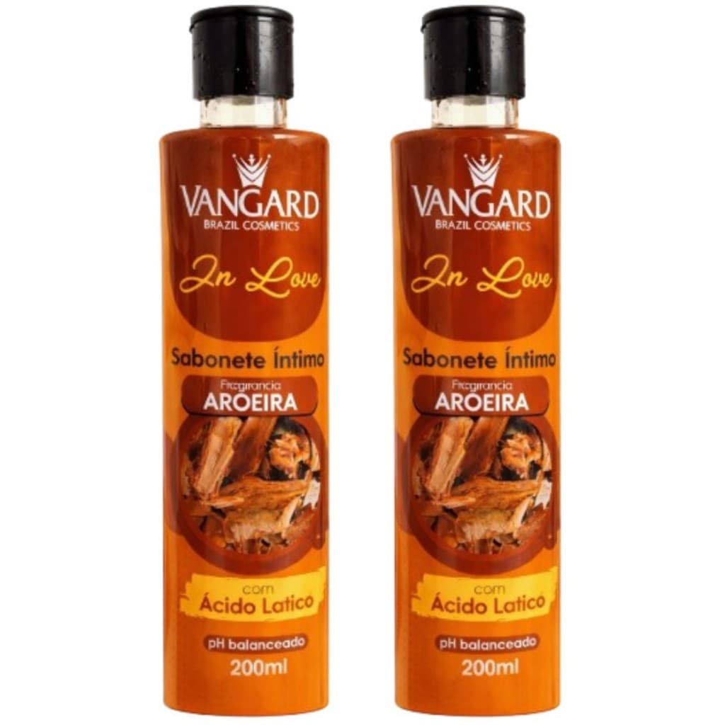 SABONETE INTIMO IN LOVE  AROEIRA + ACIDO LATICO 200ml VANGARD  2un