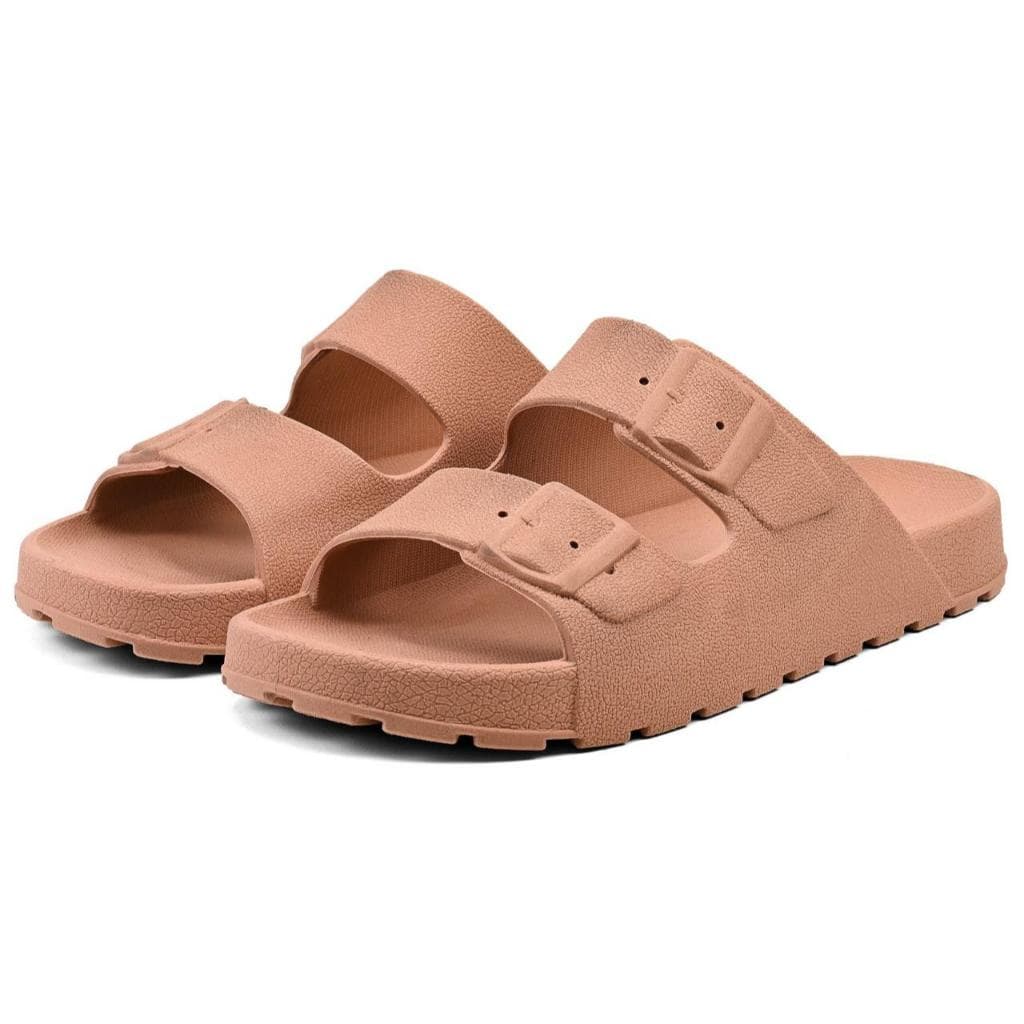 Sandália Casual Unissex  – Chinelo Slide com Fivelas sem Ajustes, Leve e Macio