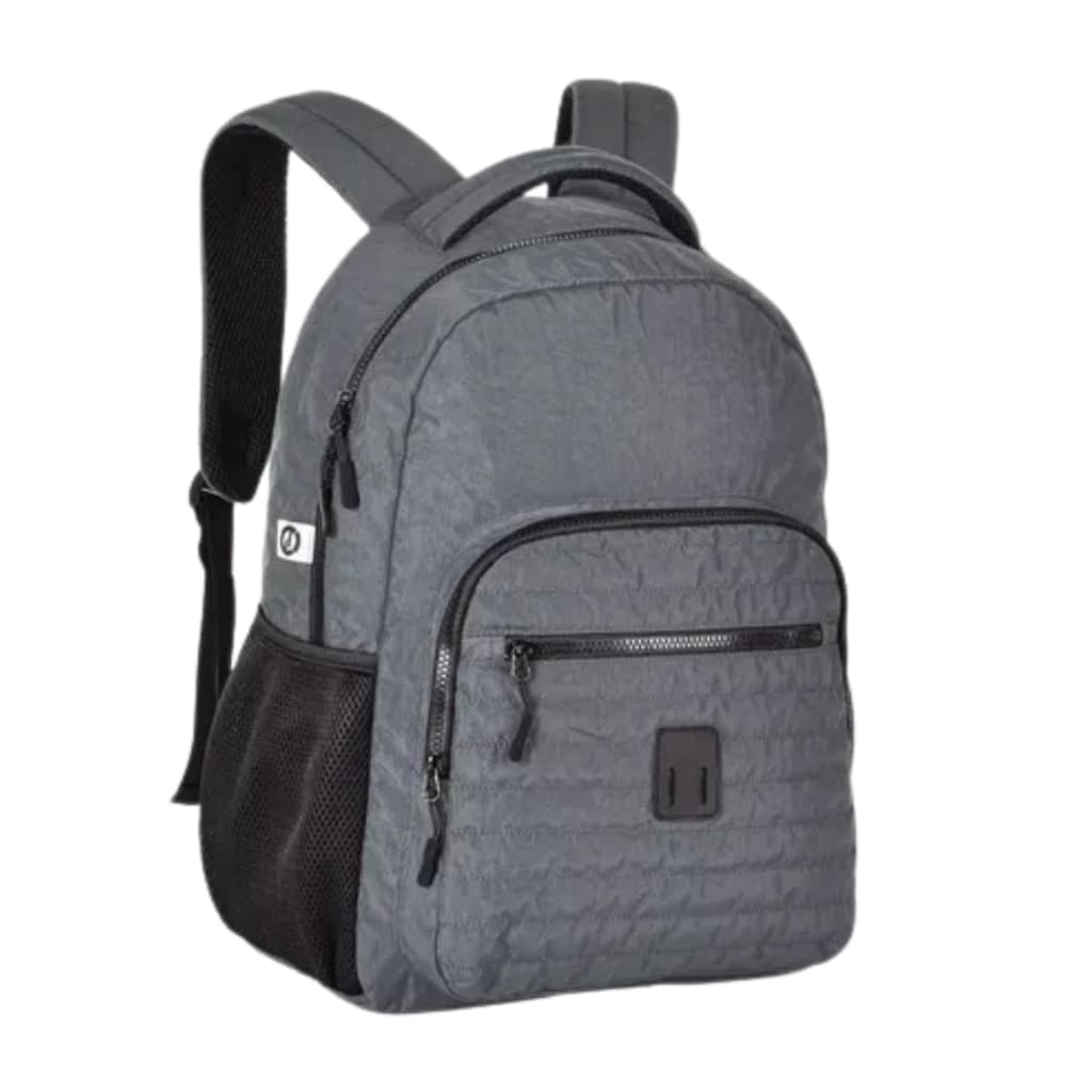 Mochila Escolar Masculina/Feminina Azul Impermeável com Vários Compartimentos Bolso Fronta Resistente Faculdade