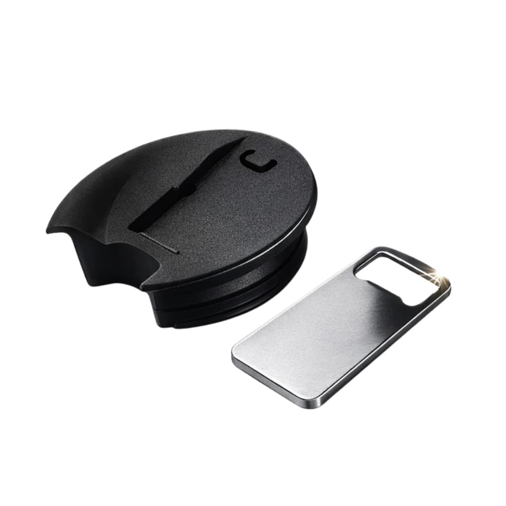 Tampa Copo Térmico Abridor Garrafa Inox 473ml Preto Copos Térmicos
