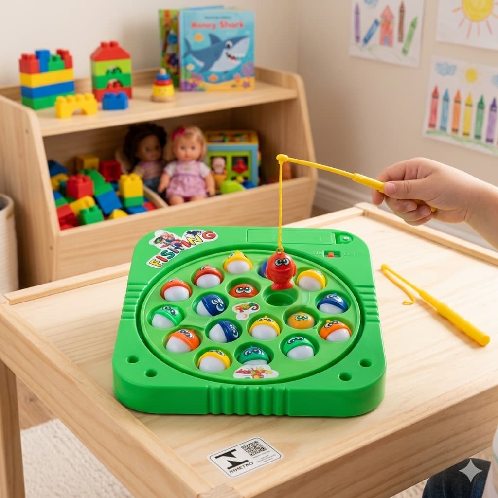 Brinquedo Educativo Pesca Magnética Infantil Divertido Sortido