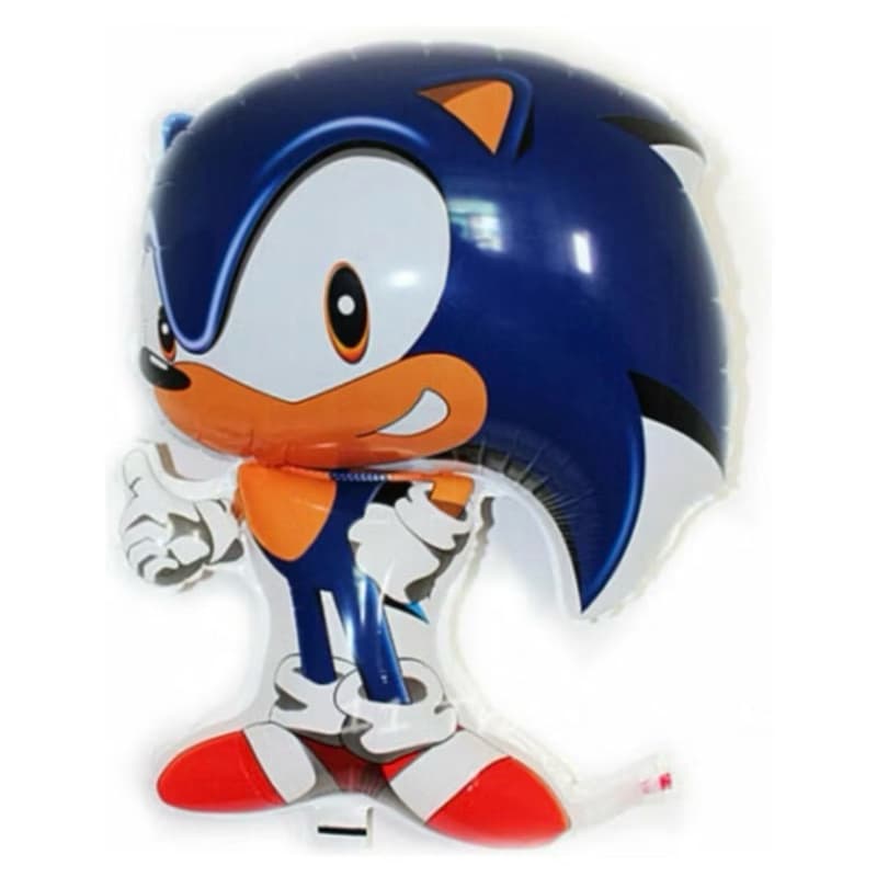 Balões Metalizado Sonic De 45cm 1 unidade