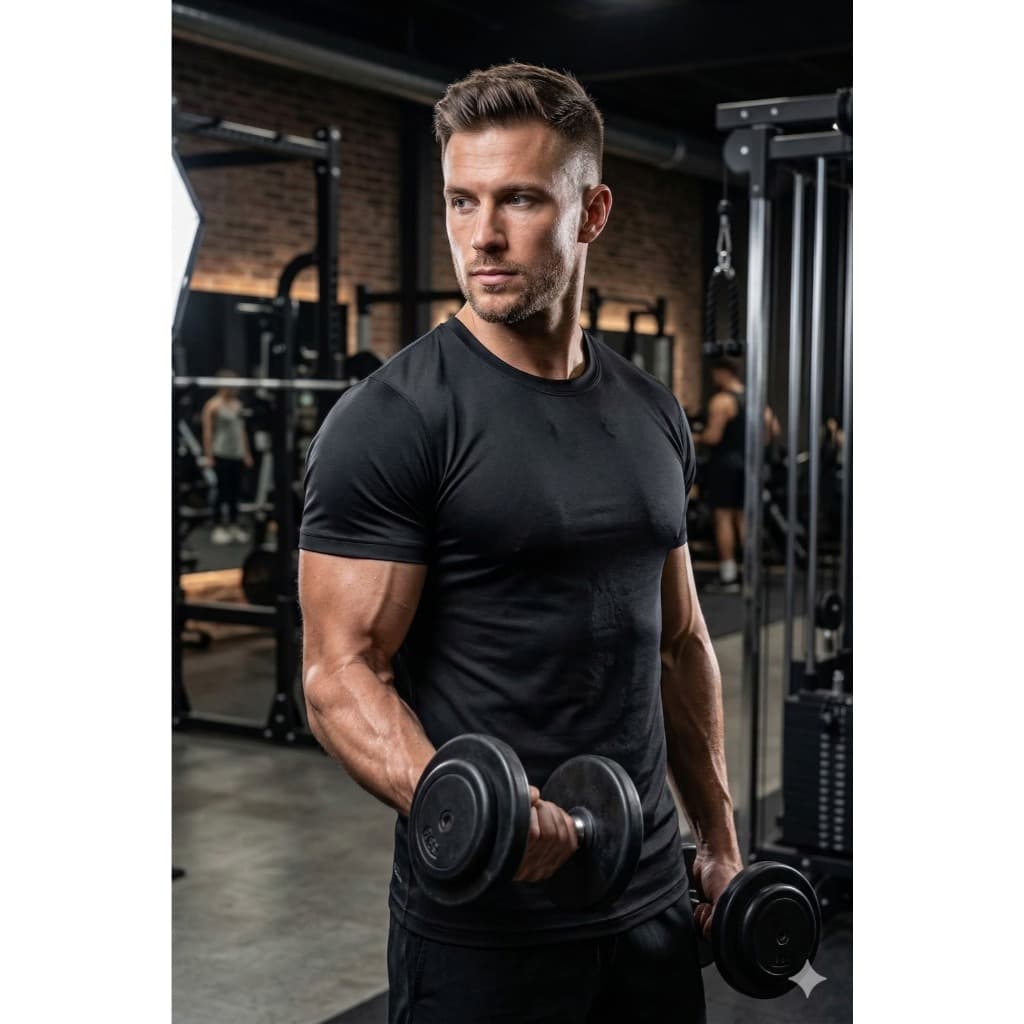 Camiseta Masculina Dry Fit Academia Esportiva Corrida Treino Premium