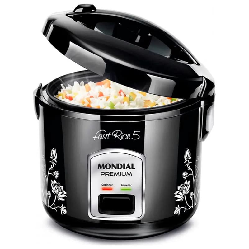 Panela Elétrica Mondial Fast Rice 5 Premium NPE-08-5X - Panela Elétrica de Arroz 127vv
