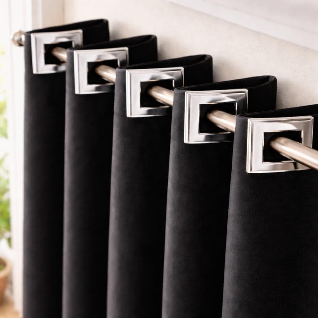 Cortina Sala Blecaute De Tecido Blackout Grosso 2,00x1,40