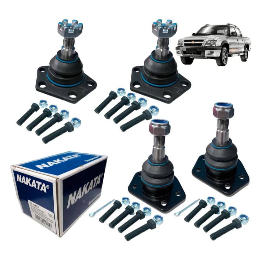 Kit 4 Pivô Suspensão Inferior Superior S10 Blazer Até 2011
