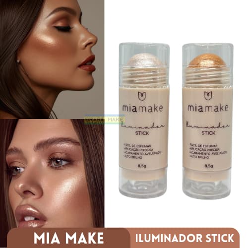 Mia Make Iluminador Stick Coleção Luz e Sombra
