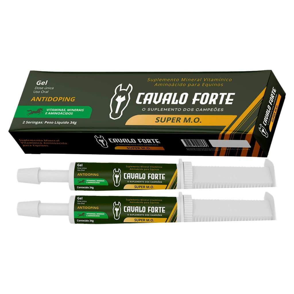 Pasta MO Suplemento Cavalo Forte cx c/ 2Un
