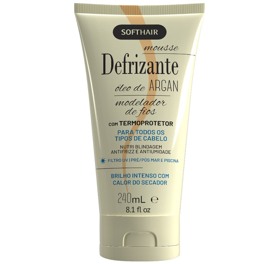Defrizante Óleo de Argan 240ml Softhair