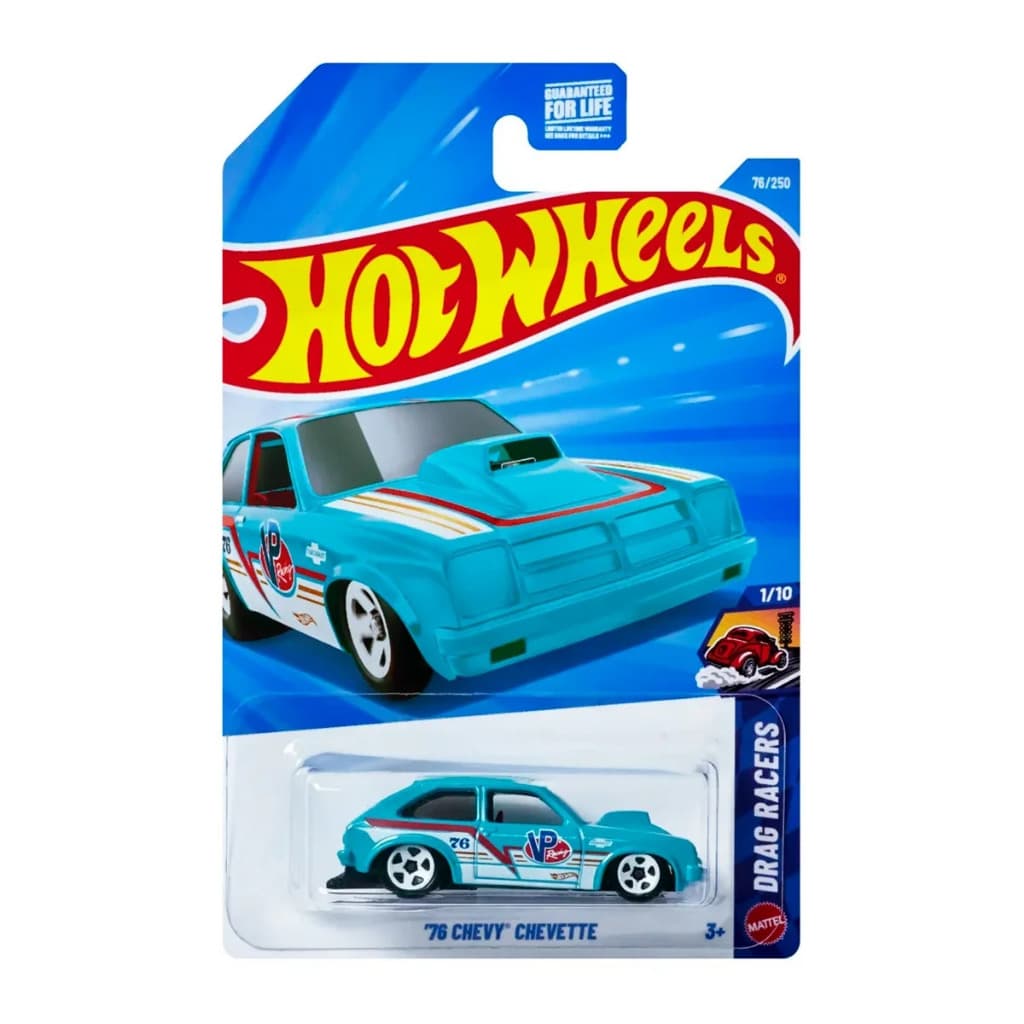 Carrinho Hot Wheels 79 Chevy Chevette Azul - JJJ40