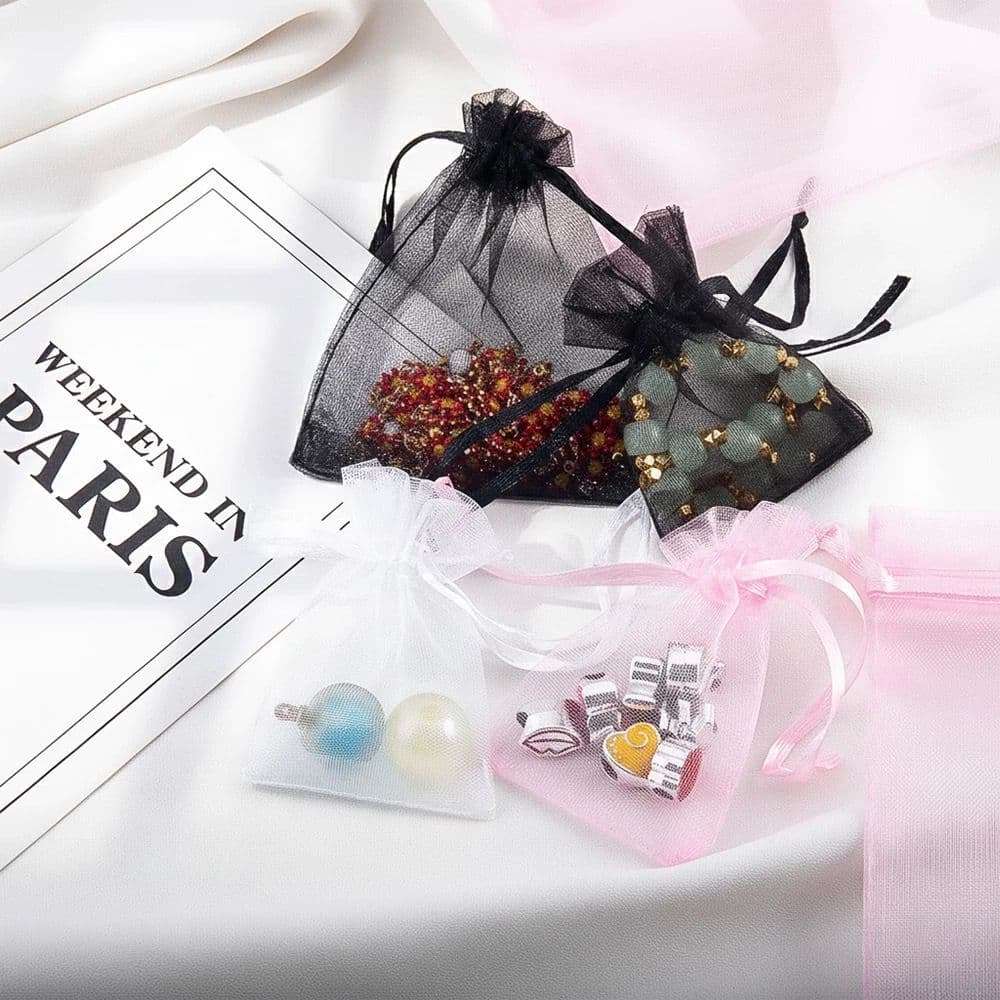 SAQUINHO DE ORGANZA TAMANHO 7X9 CORES VARIADAS