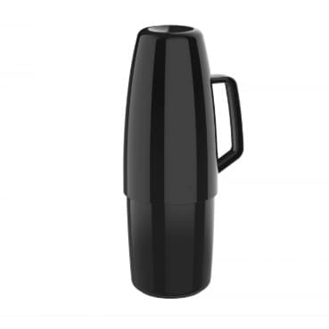 Garrafa Térmica Para Chá e Café Lótus Preta 1 Litro - Soprano
