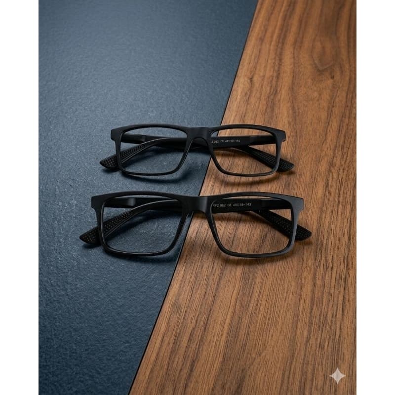 Óculos Black Carbon Armação Preto Fosco Sem Grau