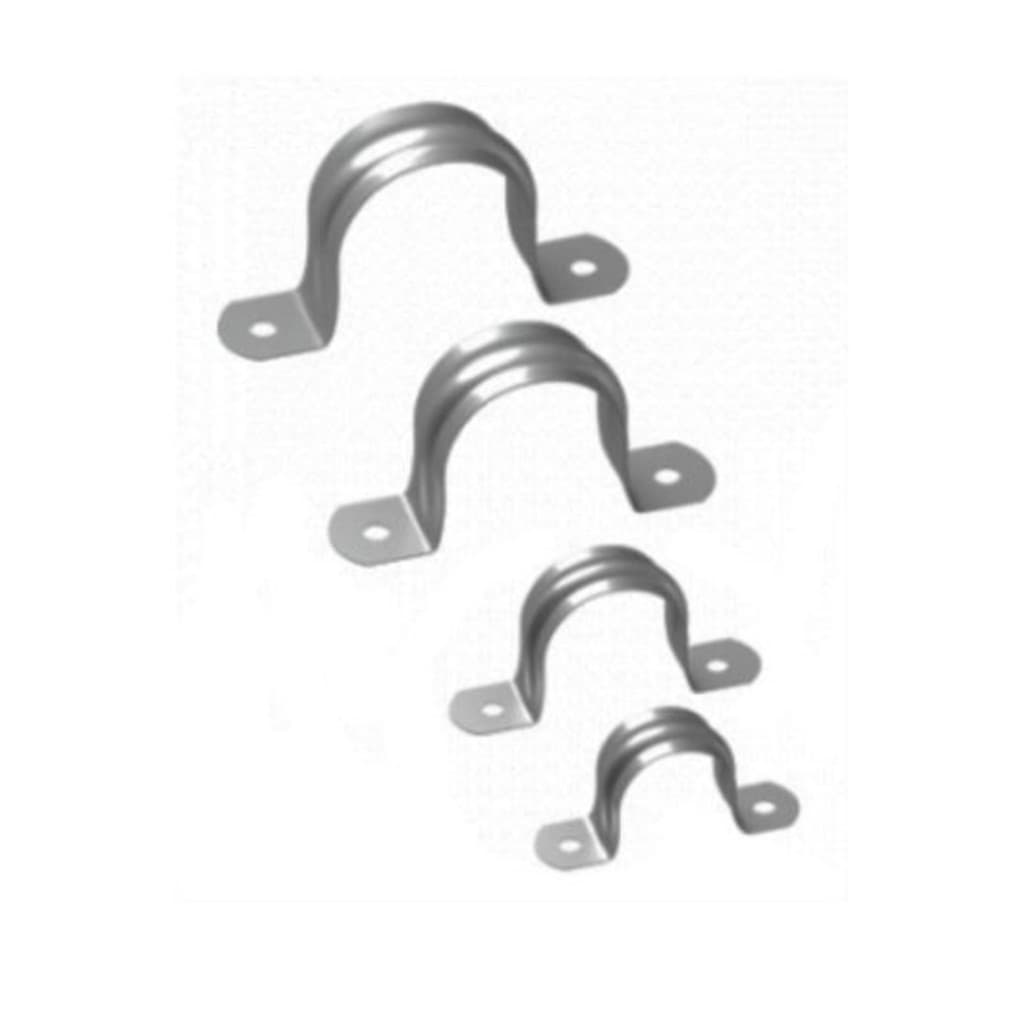 Abraçadeira Tipo U Simples para Tubos e Eletrodutos 1/2 - 3/4 - 1" - 1.1/2