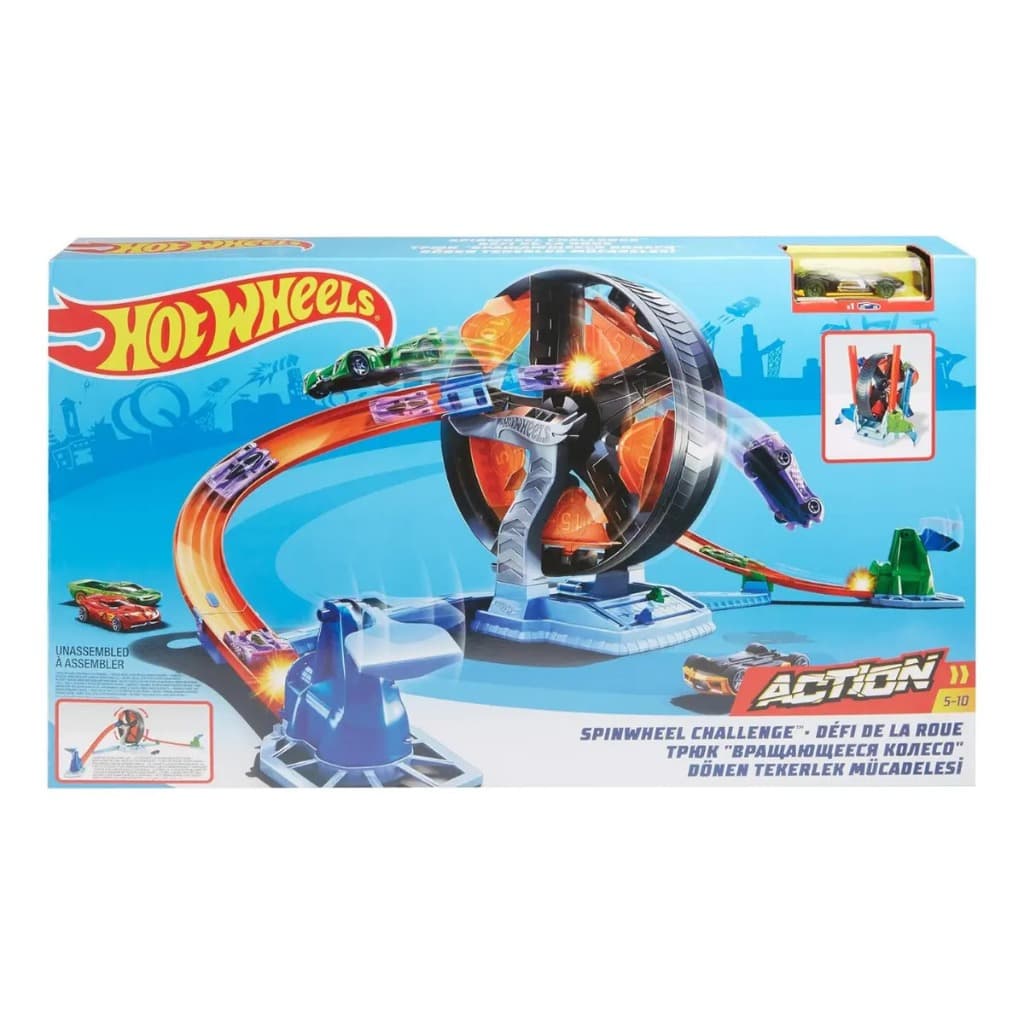 Pista Hot Wheels Competição Giratória Mattel - GJM77