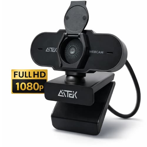 Webcam Intuitive Full HD 1080p com Microfone e Áudio Integrado USB  para Reuniões Aulas Online