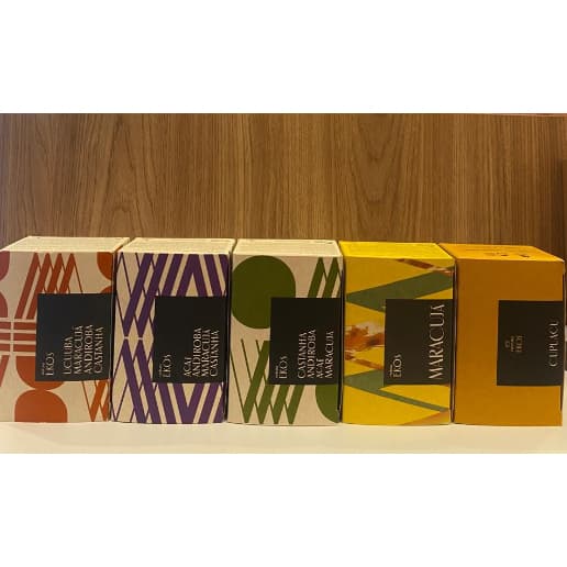Kit 2 Caixas Sabonetes Natura Ekos cremosos e esfoliantes 4x100g (Total 8 Sabonetes)