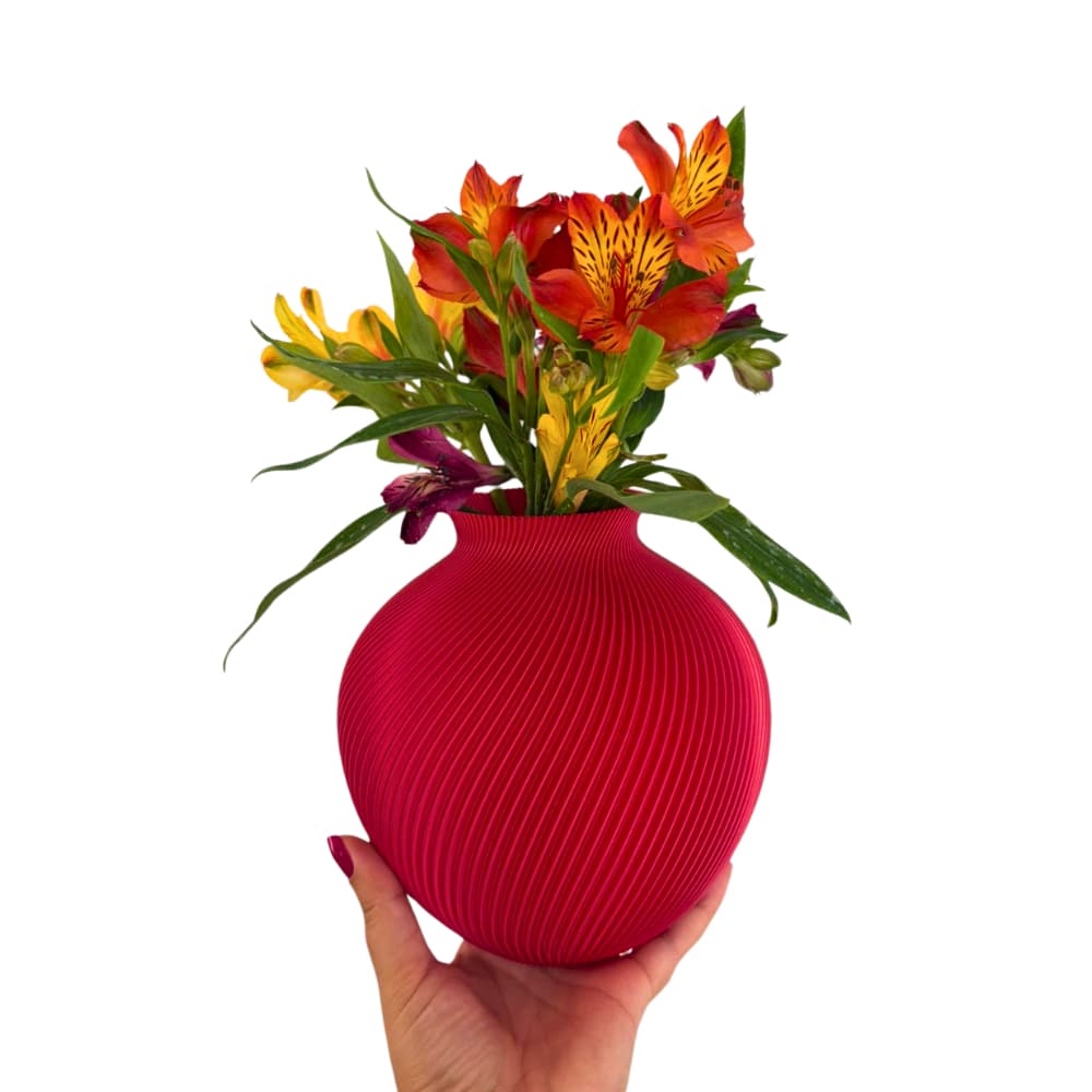 Vaso Decorativo Espiral Para Casa Escritório Design Moderno