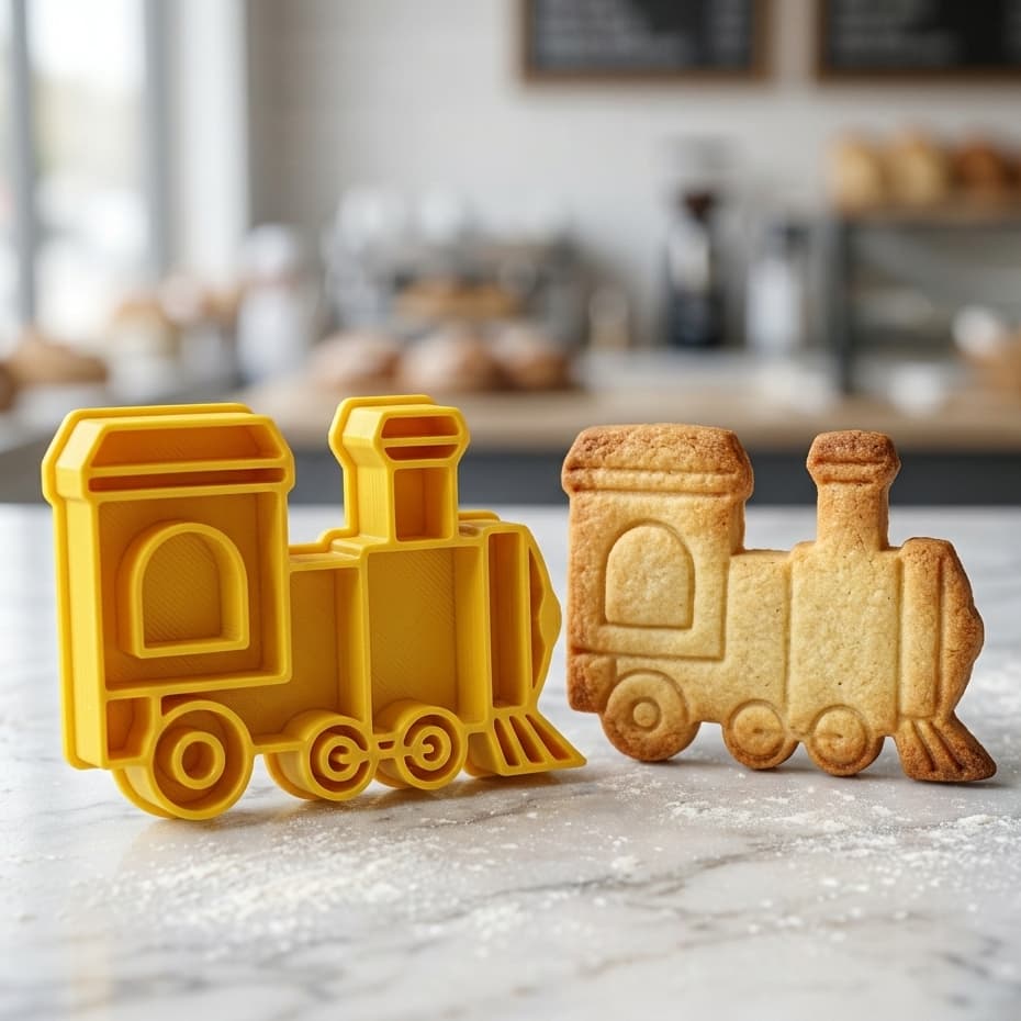 Cortador Biscoito Trenzinho Confeitaria Fondant Pasta Americana Alta Precisão