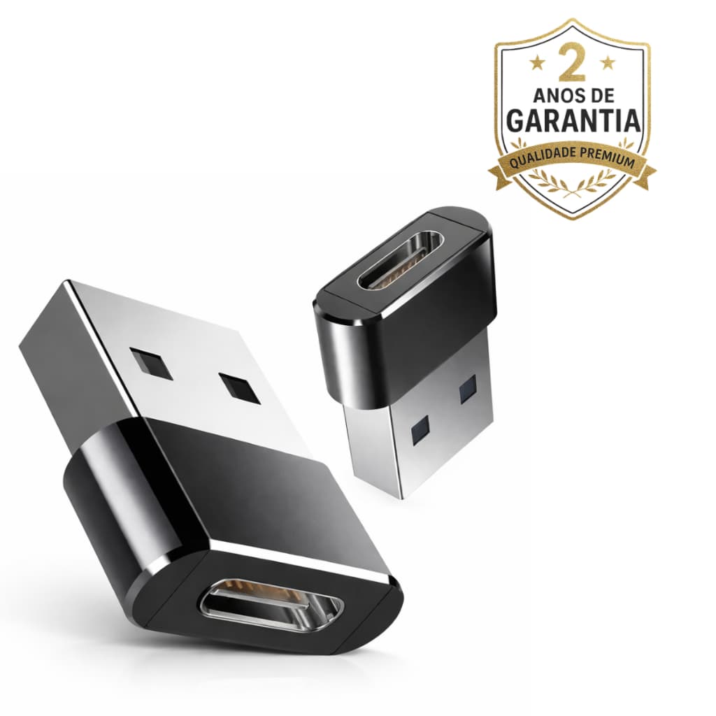 Adaptador Plug Usb Tipo C Para Usb 3.0 Macho Dados Otg