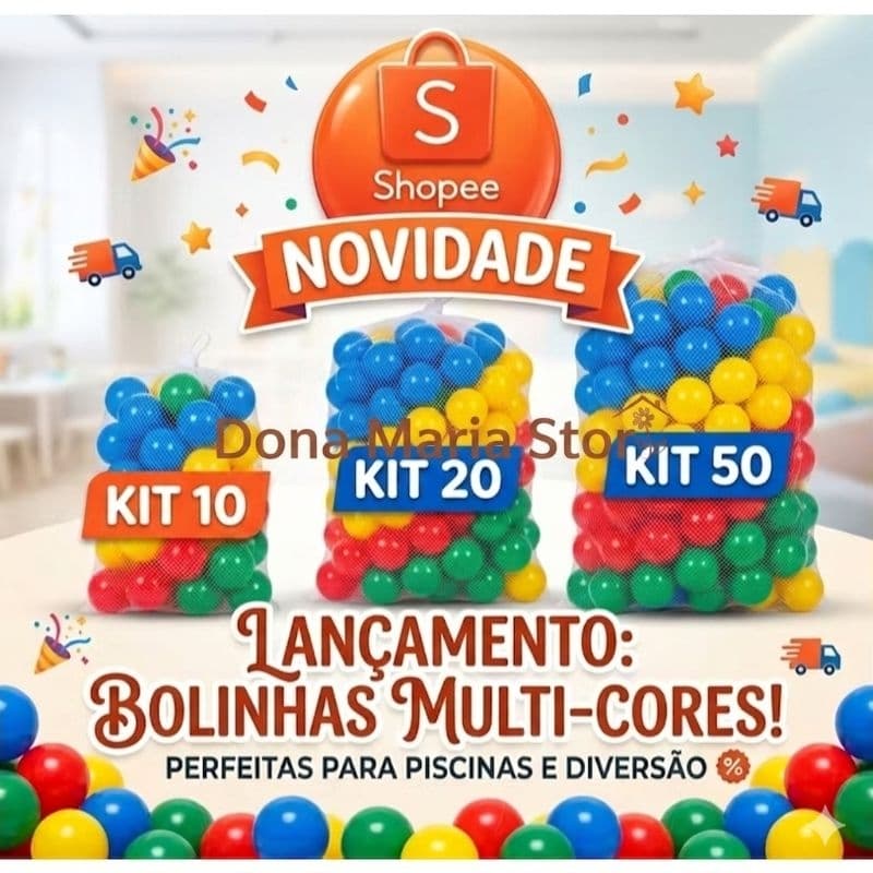 Bolinhas Para Piscina Não Amassa, Qualidade Premium kit até 50 bolas.