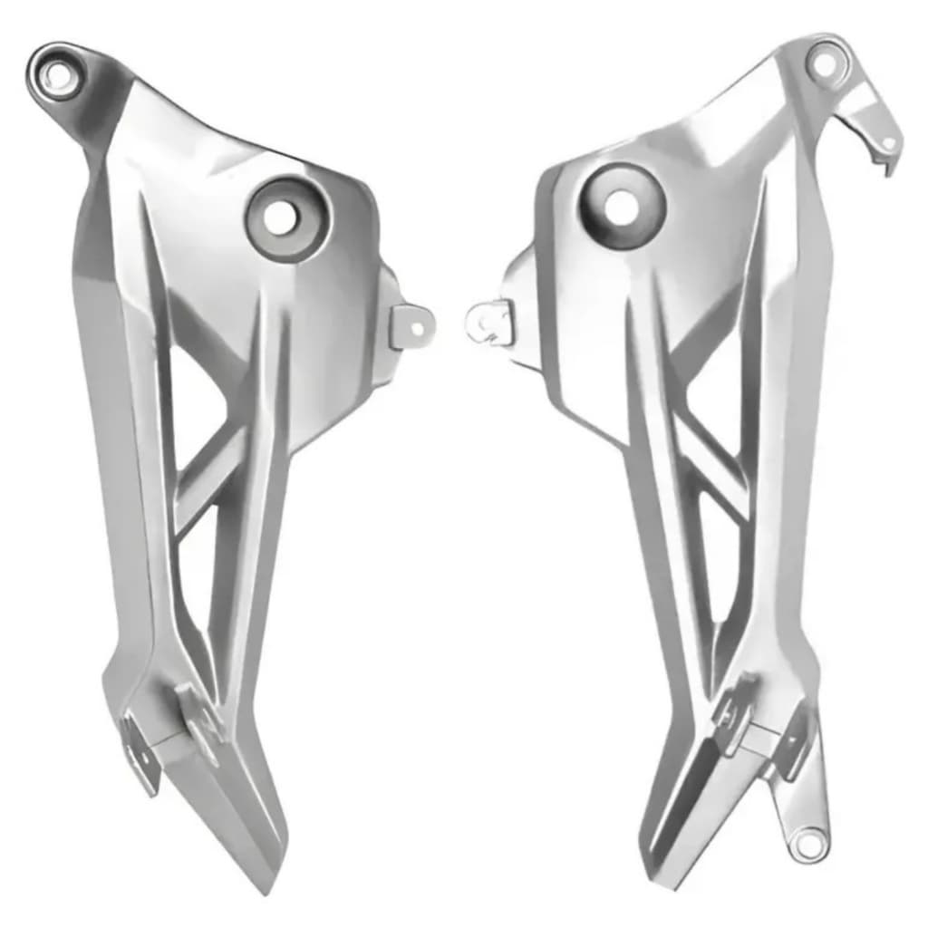 Par Bacalhau Suporte Pedaleira Traseira CG Moto Titan Fan Start 160