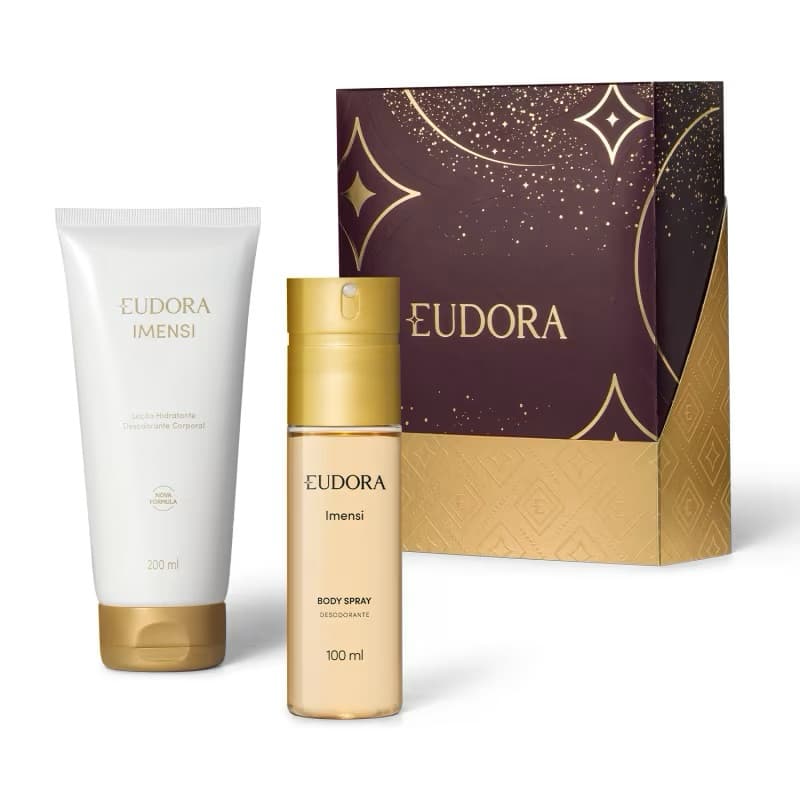Kit Presente dia dos namorados Imensi: Body Spray 100ml + Loção Corporal 200ml