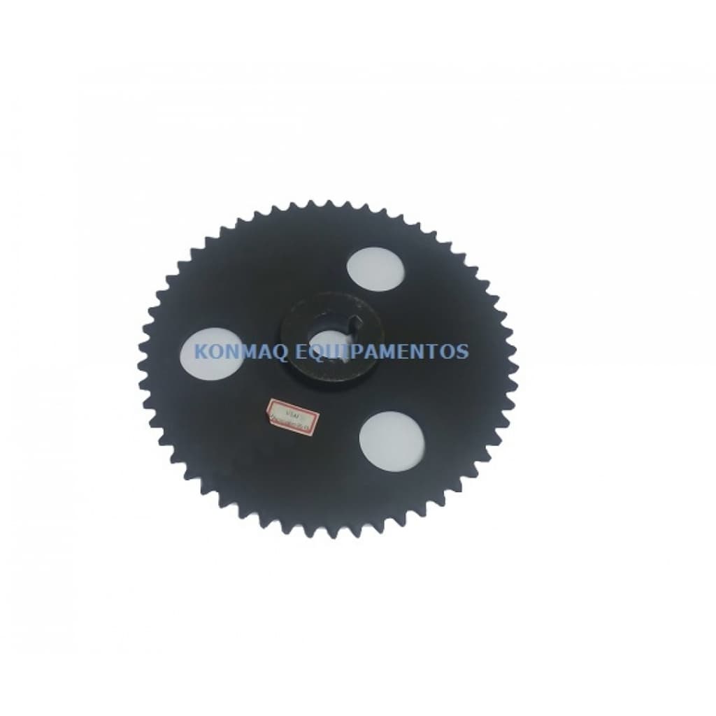Engrenagem p/ corrente transmissão roda dentada ASA40 56 dentes z56 máquina amassadeira misturadora espiral Venâncio VAE