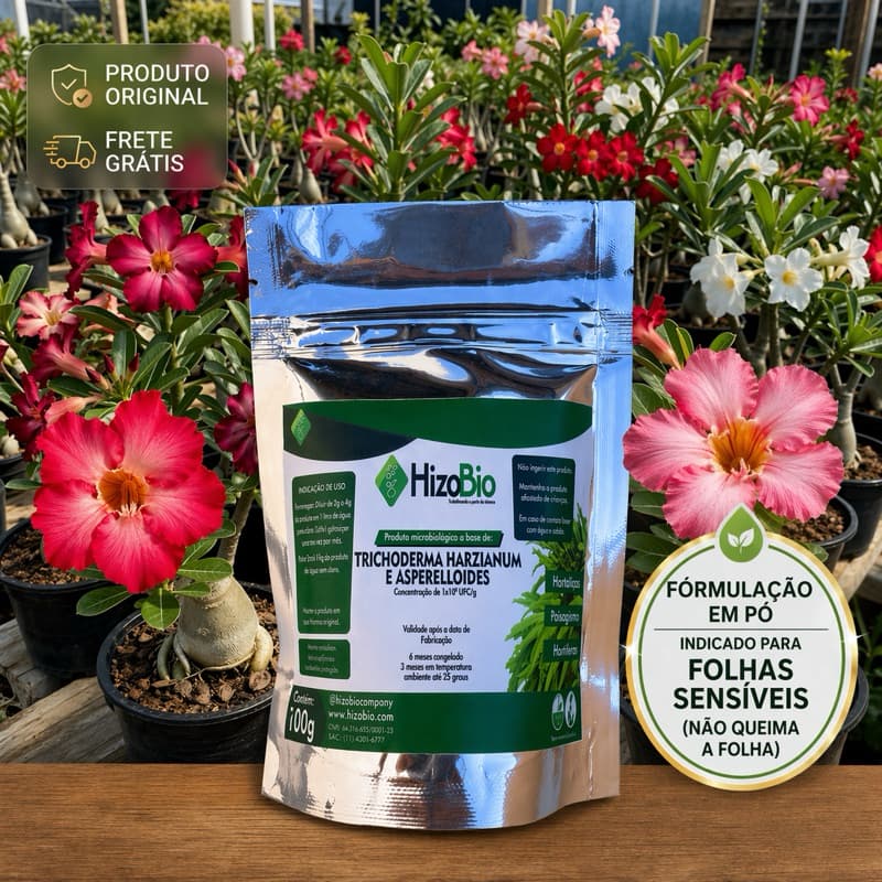 Trichoderma Harzianum + Asperelloides WP 150g - Protetor De Raízes E Solo - Mata Fungos De Solo