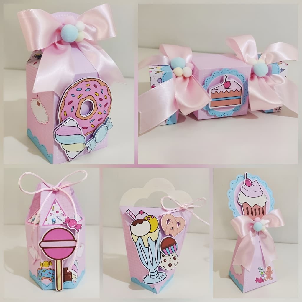 ✨ ENVIO RÁPIDO Kit Festa - Confeitaria, Mundo Doce - Papelaria Personalizada - Lembrancinha de Festa