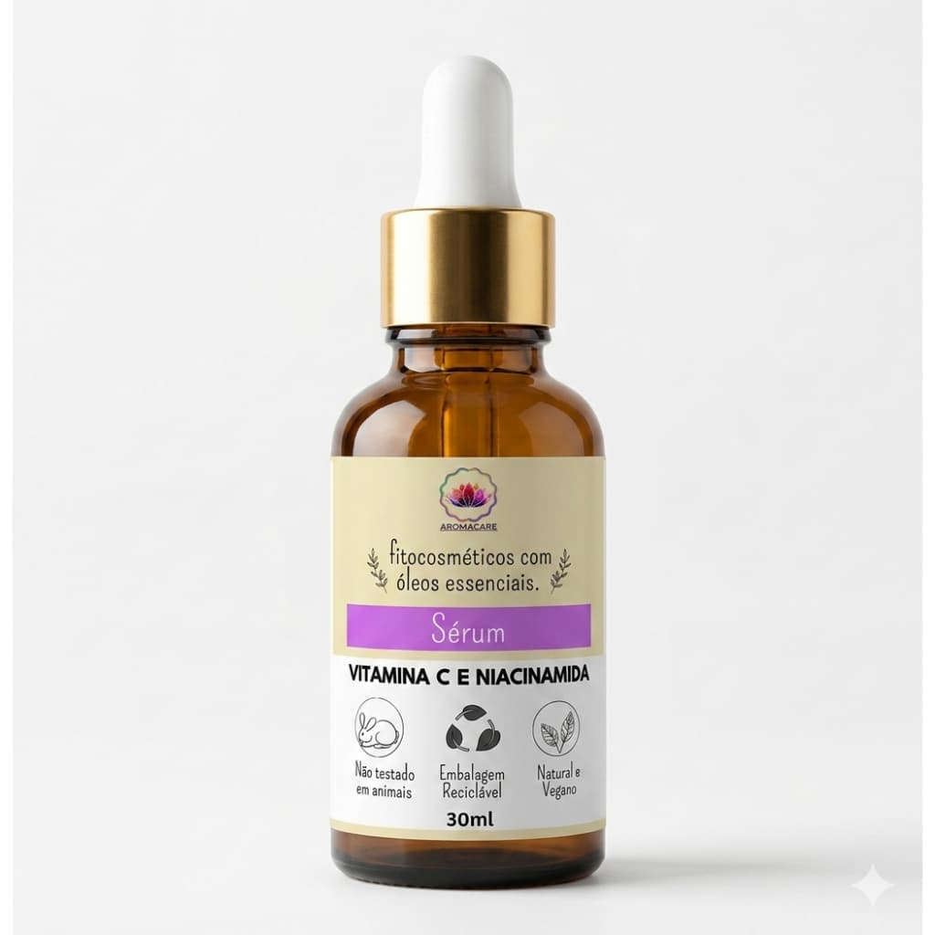 SÉRUM CLAREADOR VITAMINA C E NIACINAMIDA