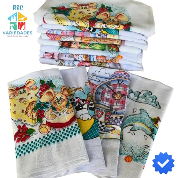 10 PANOS De Prato ESTAMPADO Pé De Galinha O Melhor Original