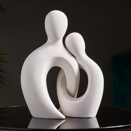 Escultura Abstrata Casal Apaixonado
